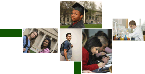 A college of students